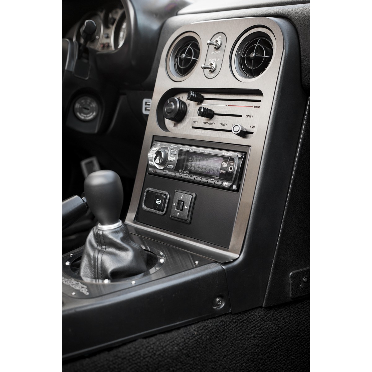 Black Brushed Stainless Steel Tombstone Cover, NA